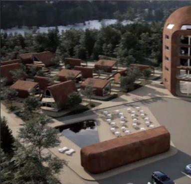 Luxury tourist village – Mock-up